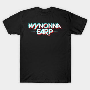 Wynonna Earp Logo Glitch - White T-Shirt